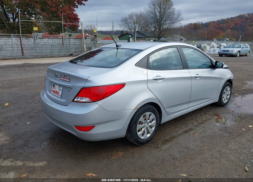 2016 HYUNDAI ACCENT SE VIN: KMHCT4AE8GU108001
