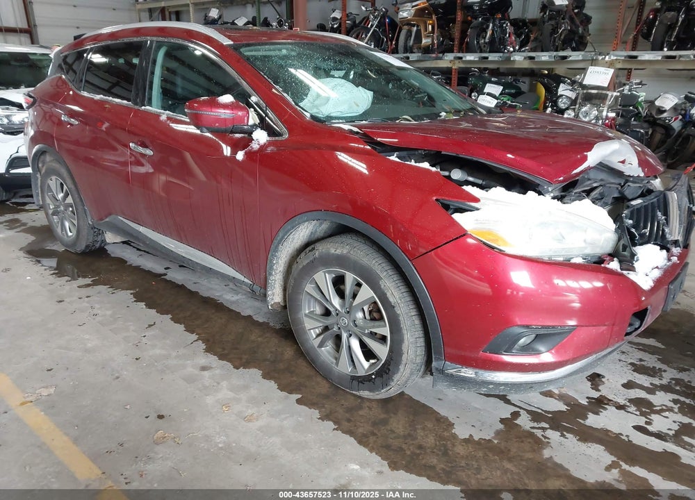 2016 NISSAN MURANO PLATINUM/S/SL/SV VIN: 5N1AZ2MHXGN151376