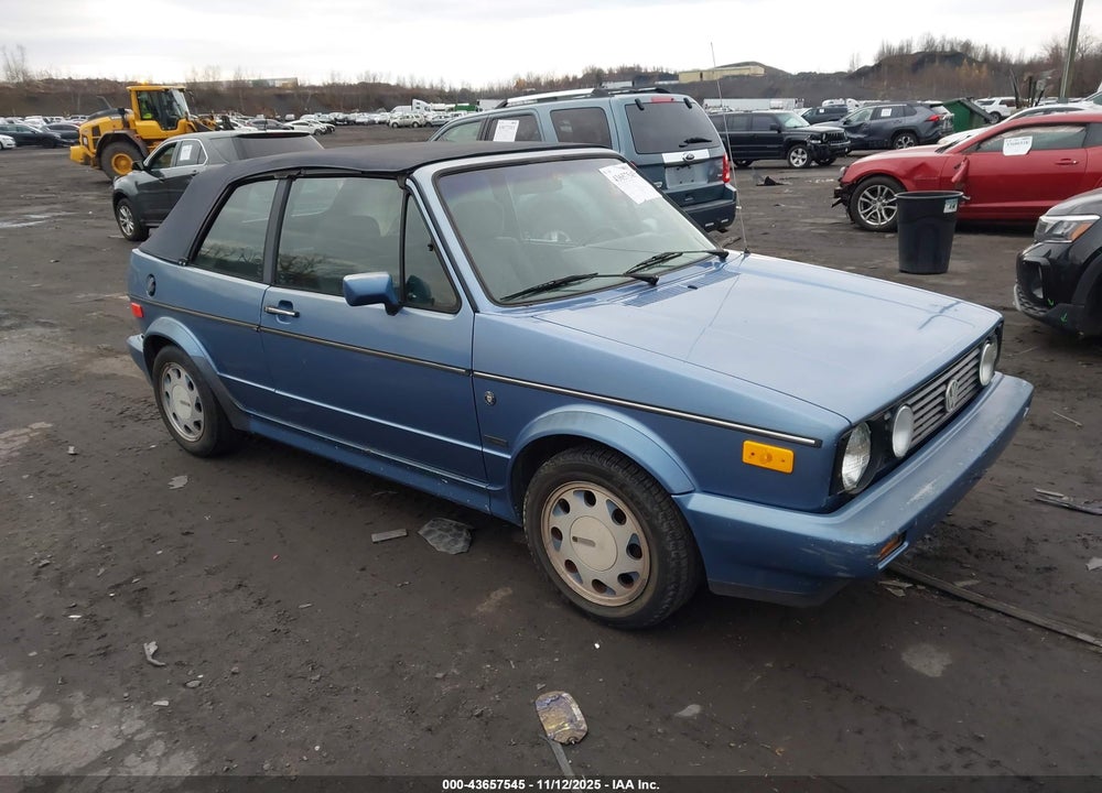 1989 VOLKSWAGEN CABRIOLET VIN: WVWCA0153KKO31318
