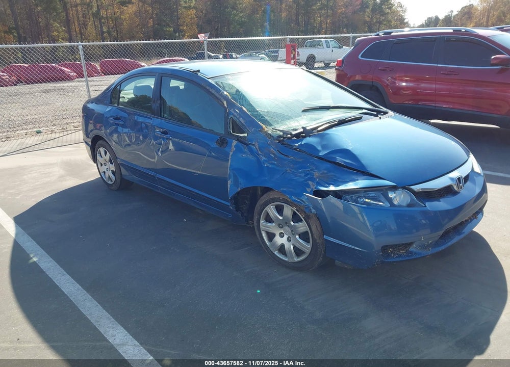 2011 HONDA CIVIC LX VIN: 19XFA1F55BE038463