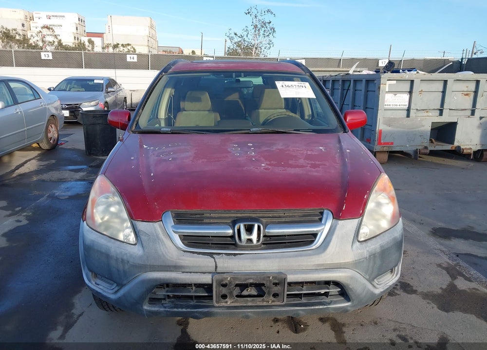 2002 HONDA CR-V EX VIN: JHLRD78822C083854