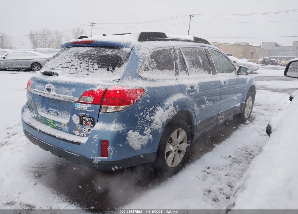 2011 SUBARU OUTBACK 3.6R LIMITED VIN: 4S4BRELC6B2370597