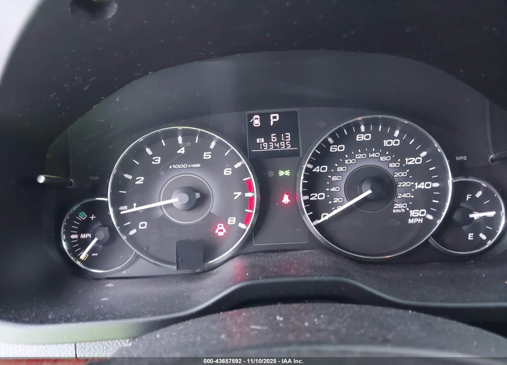 2011 SUBARU OUTBACK 3.6R LIMITED VIN: 4S4BRELC6B2370597