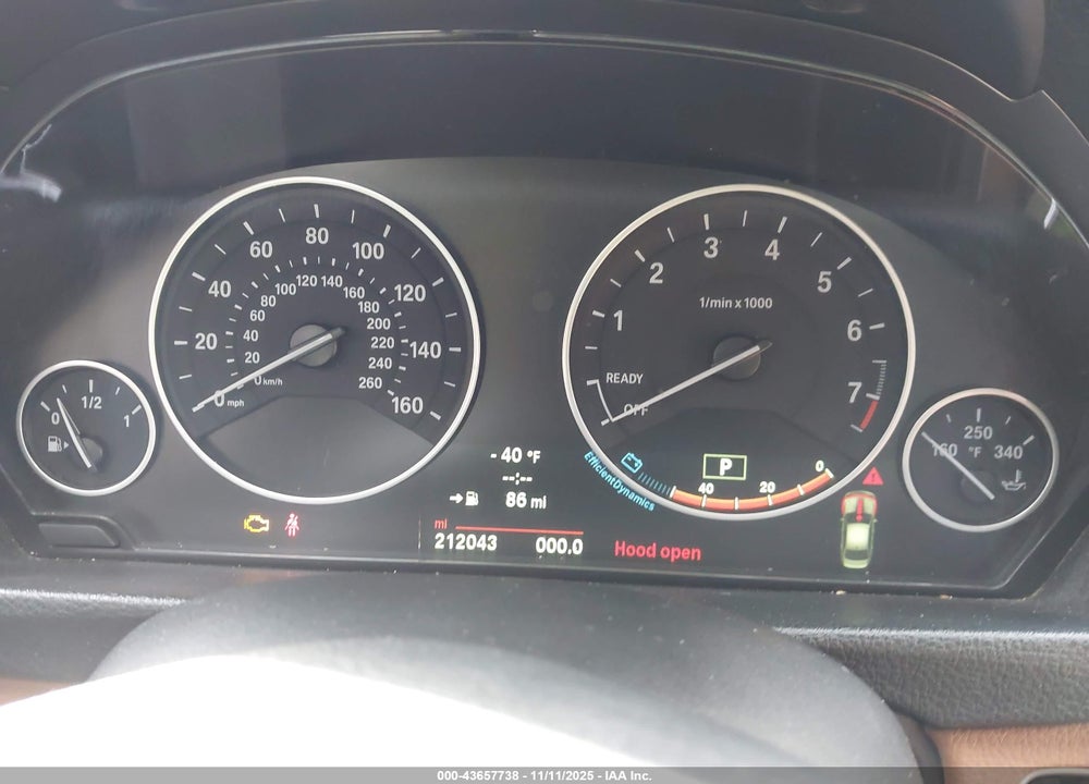 2014 BMW 328I XDRIVE VIN: WBA3B5C5XEF599390