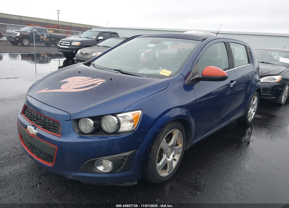 2012 CHEVROLET SONIC 2LZ VIN: 1G1JE6SBXC4184666