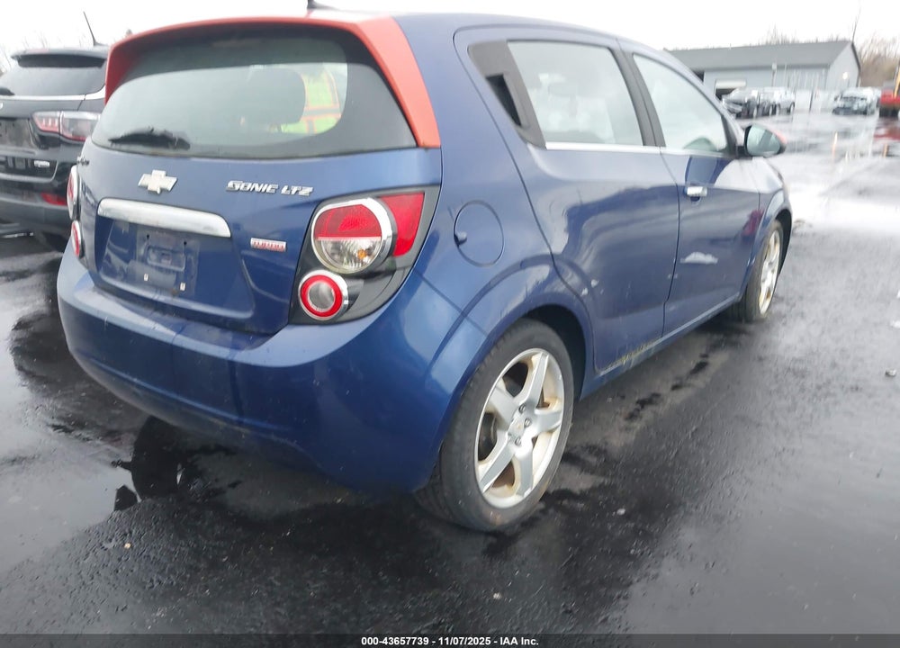 2012 CHEVROLET SONIC 2LZ VIN: 1G1JE6SBXC4184666