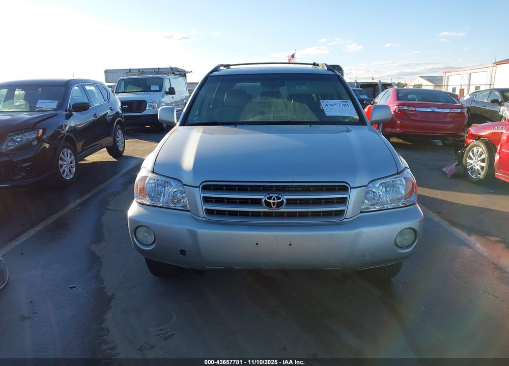 2003 TOYOTA HIGHLANDER LIMITED V6 VIN: JTEHF21A030138481