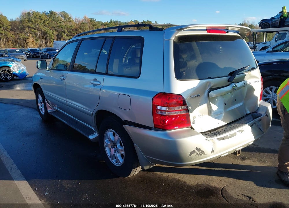 2003 TOYOTA HIGHLANDER LIMITED V6 VIN: JTEHF21A030138481