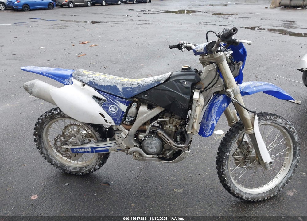 2008 YAMAHA WR250 F VIN: JYACG30Y58A000979