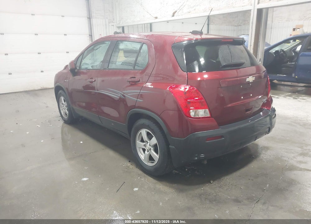 2016 CHEVROLET TRAX 1LS VIN: 3GNCJNSB5GL262087
