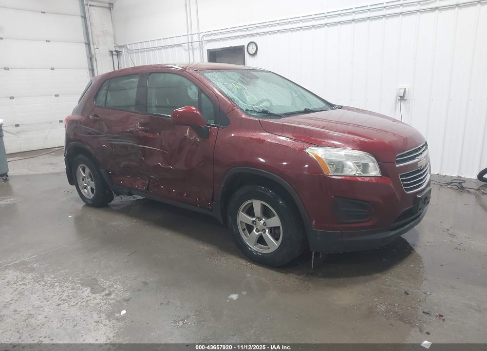2016 CHEVROLET TRAX 1LS VIN: 3GNCJNSB5GL262087