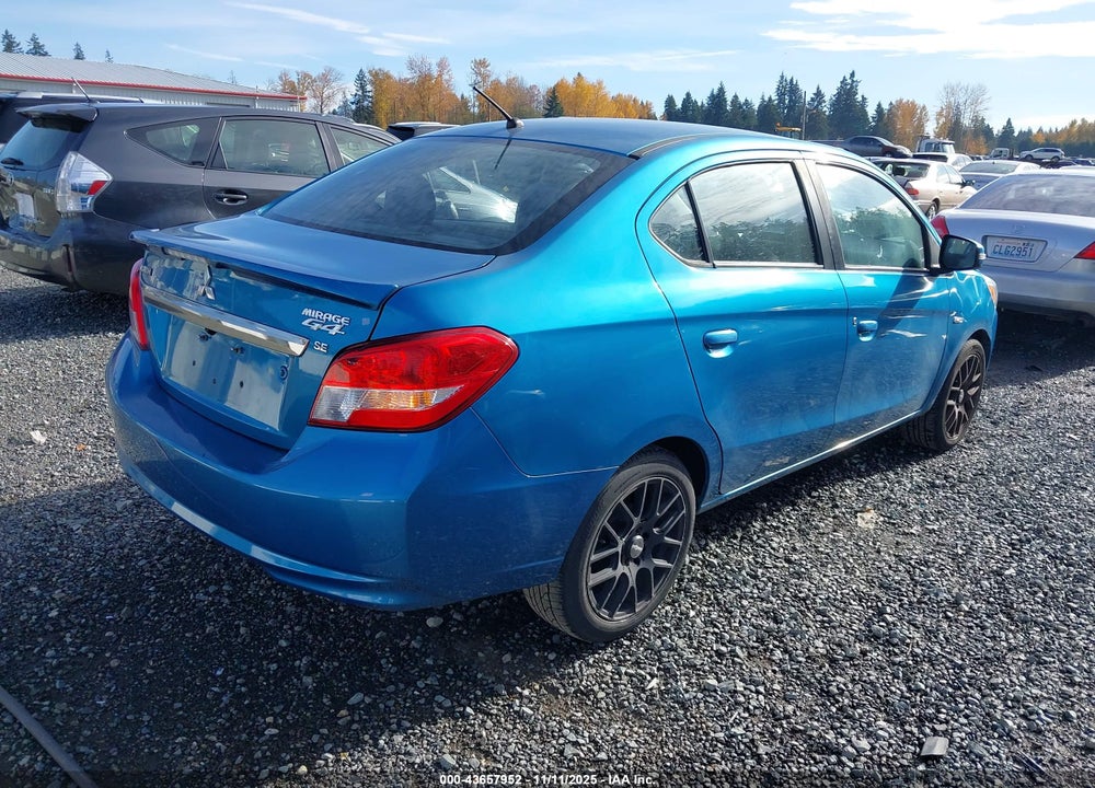 2018 MITSUBISHI MIRAGE G4 SE VIN: ML32F4FJ9JHF10810