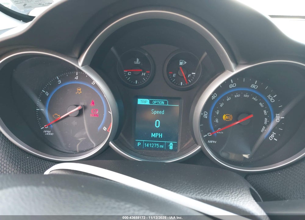 2015 CHEVROLET CRUZE 2LT AUTO VIN: 1G1PE5SB6F7200658