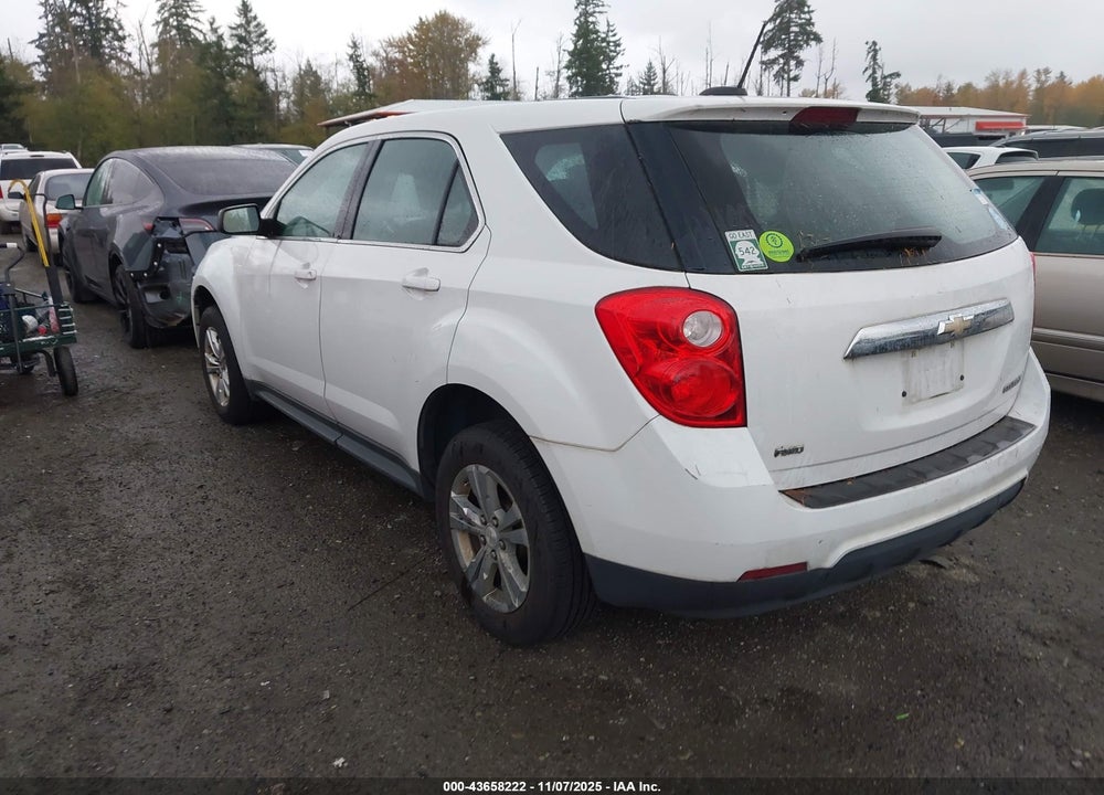 2015 CHEVROLET EQUINOX LS VIN: 2GNFLEEK8F6299849