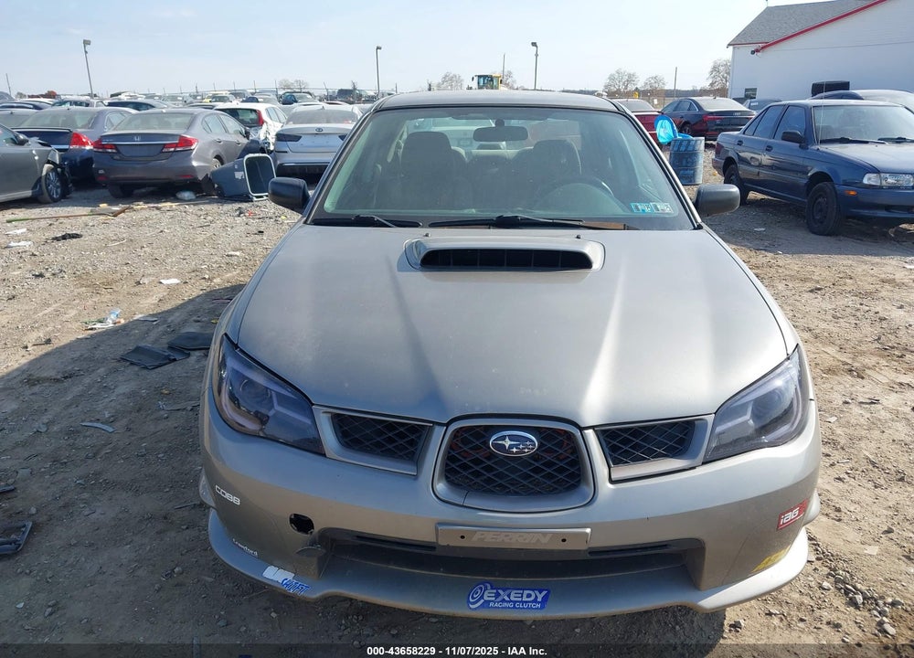 2006 SUBARU IMPREZA WRX TR VIN: JF1GD79626G523898
