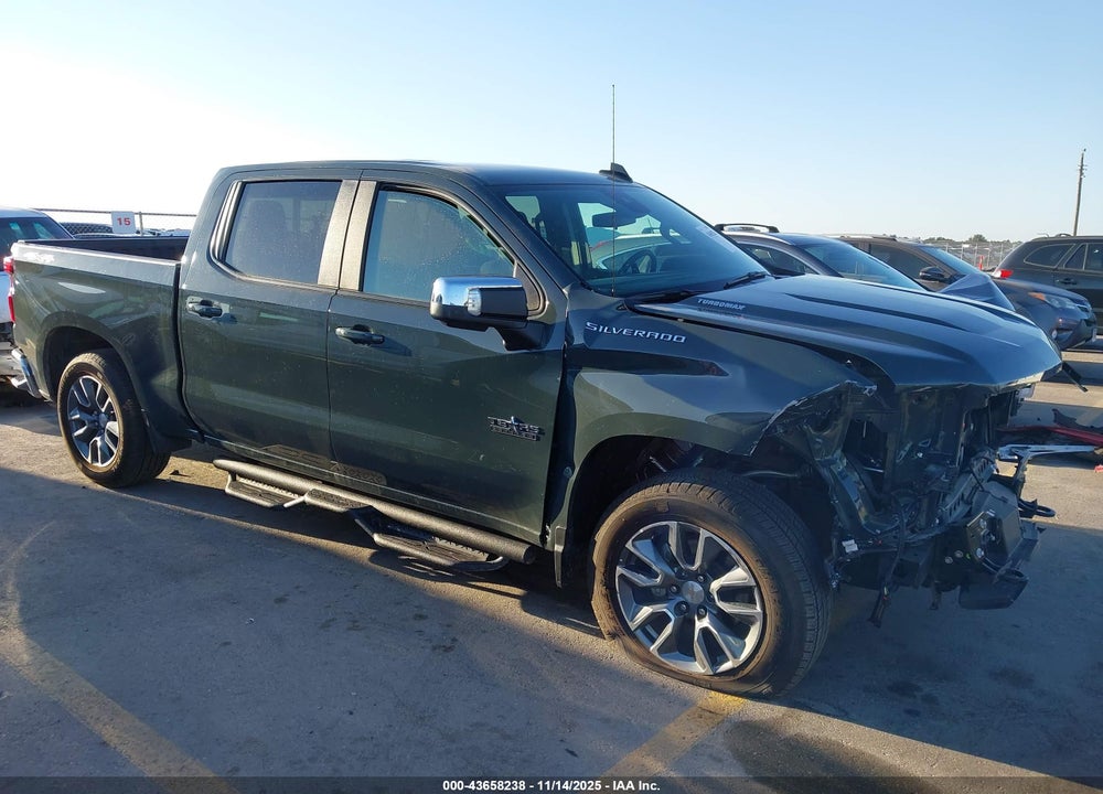 2025 CHEVROLET SILVERADO 1500 4WD  STANDARD BED LT VIN: 1GCPKDEK4SZ288131