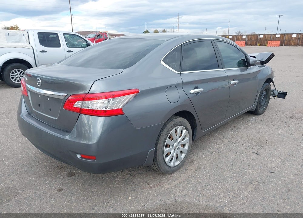 2015 NISSAN SENTRA S VIN: 3N1AB7AP5FY286268