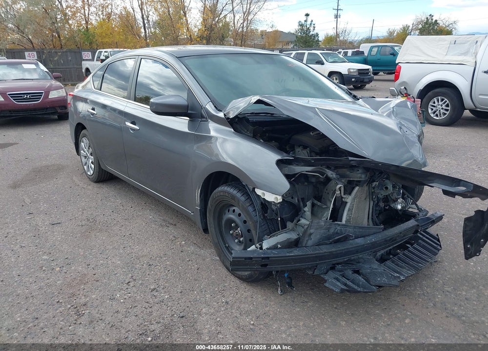 2015 NISSAN SENTRA S VIN: 3N1AB7AP5FY286268