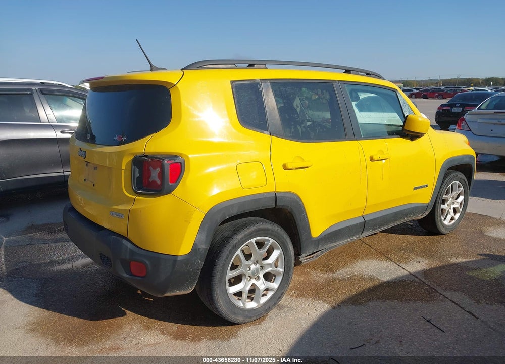 2016 JEEP RENEGADE LATITUDE VIN: ZACCJABTXGPD91878
