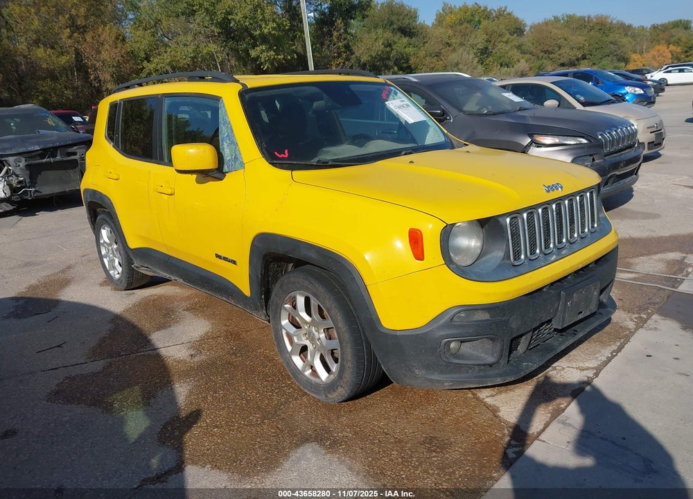 2016 JEEP RENEGADE LATITUDE VIN: ZACCJABTXGPD91878
