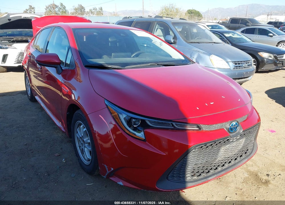2021 TOYOTA COROLLA HYBRID LE VIN: JTDEAMDE5MJ007865