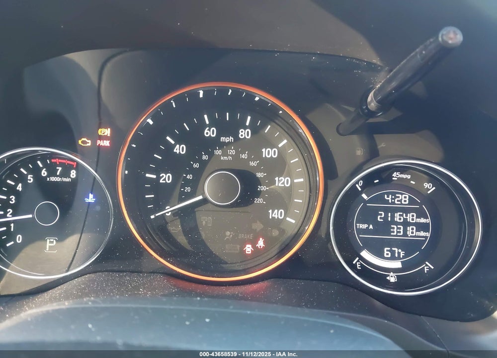 2016 HONDA HR-V EX VIN: 3CZRU6H58GM703121