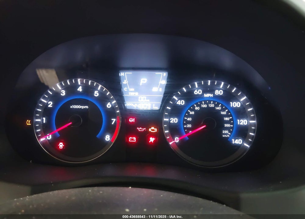 2014 HYUNDAI ACCENT GS VIN: KMHCT5AE1EU172920
