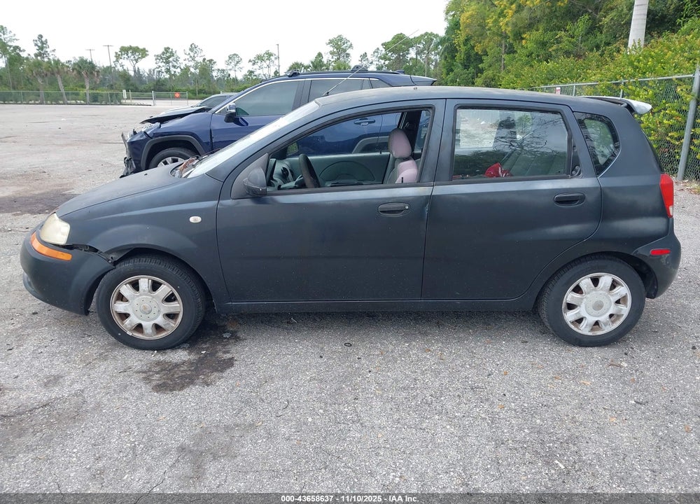 2005 CHEVROLET AVEO LT VIN: KL1TG62635B416138