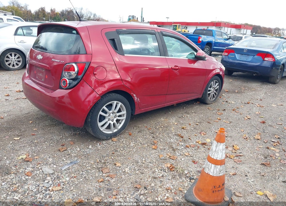2012 CHEVROLET SONIC 2LT VIN: 1G1JC6SH5C4175755