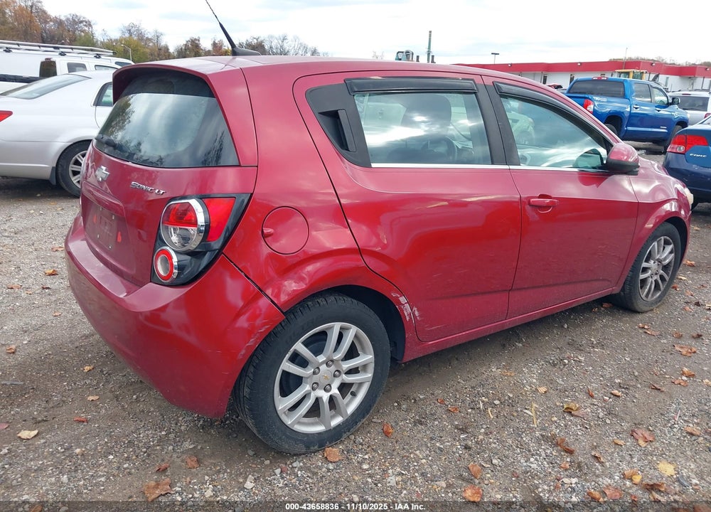 2012 CHEVROLET SONIC 2LT VIN: 1G1JC6SH5C4175755