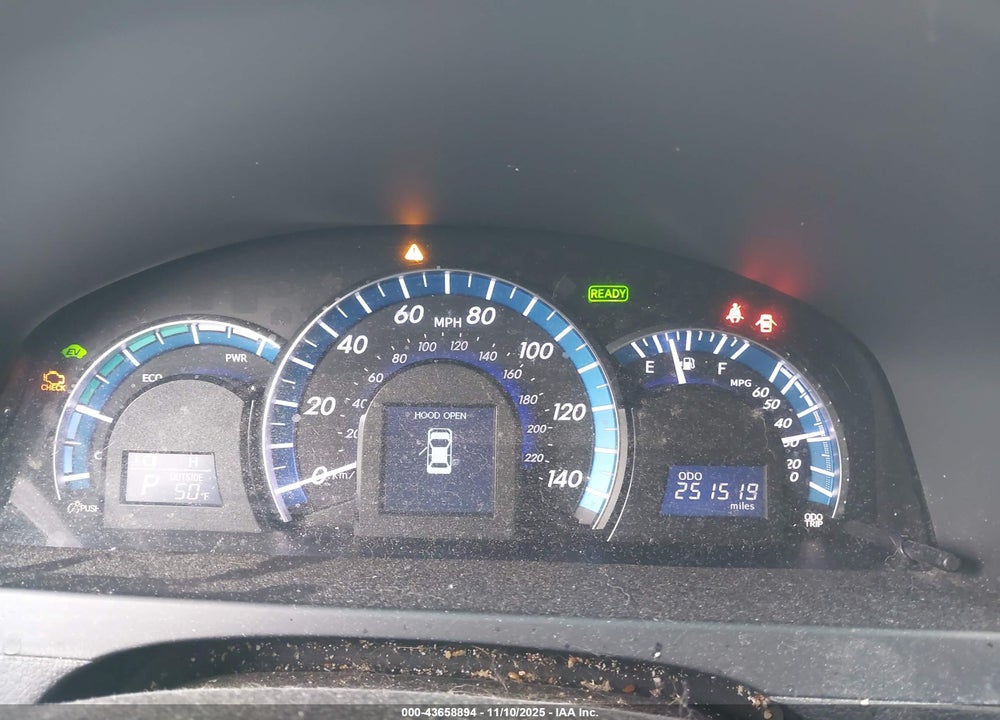 2014 TOYOTA CAMRY HYBRID XLE VIN: 4T1BD1FK2EU127789
