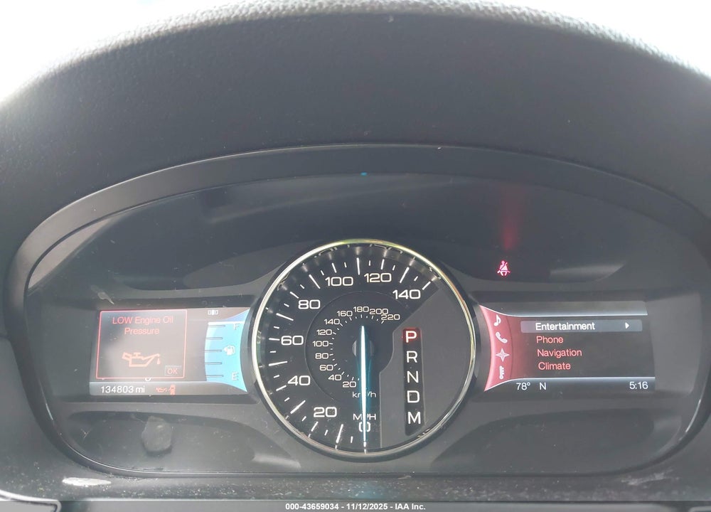 2011 FORD EDGE SPORT VIN: 2FMDK3AK7BBA80049