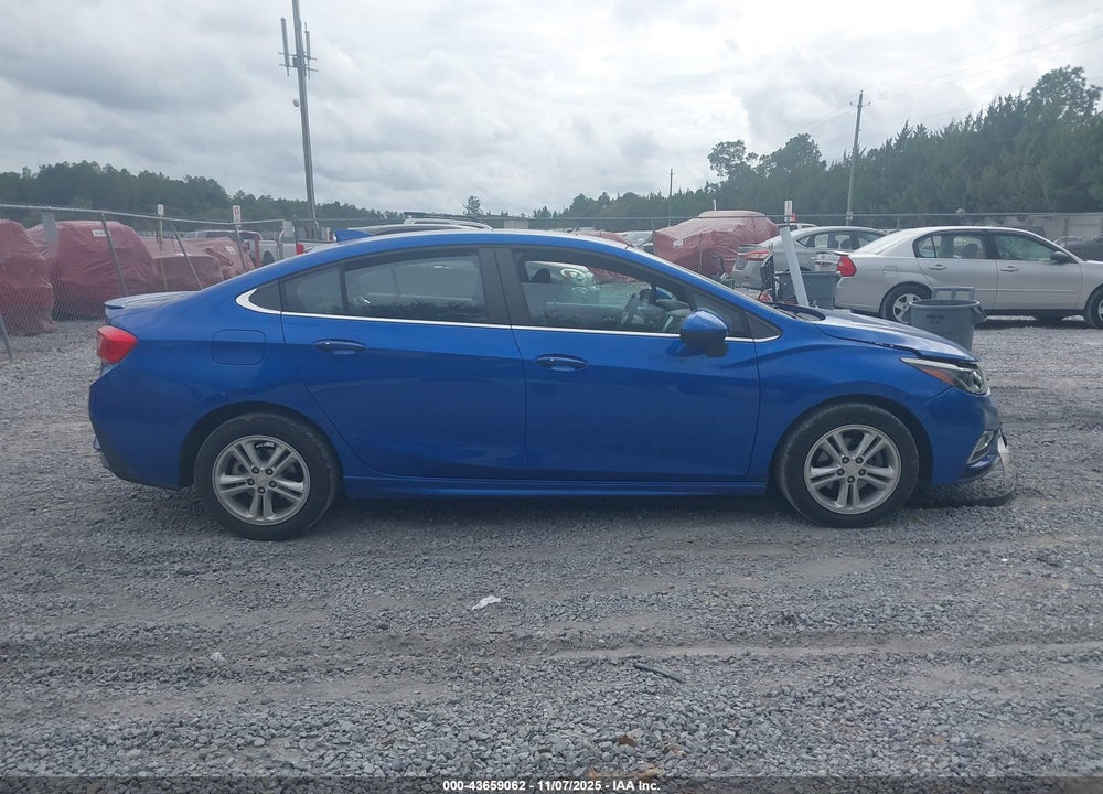 2017 CHEVROLET CRUZE LT AUTO VIN: 1G1BE5SM4H7187634