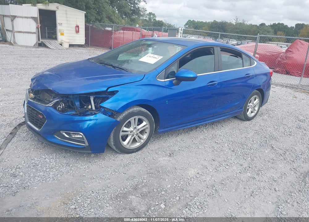 2017 CHEVROLET CRUZE LT AUTO VIN: 1G1BE5SM4H7187634