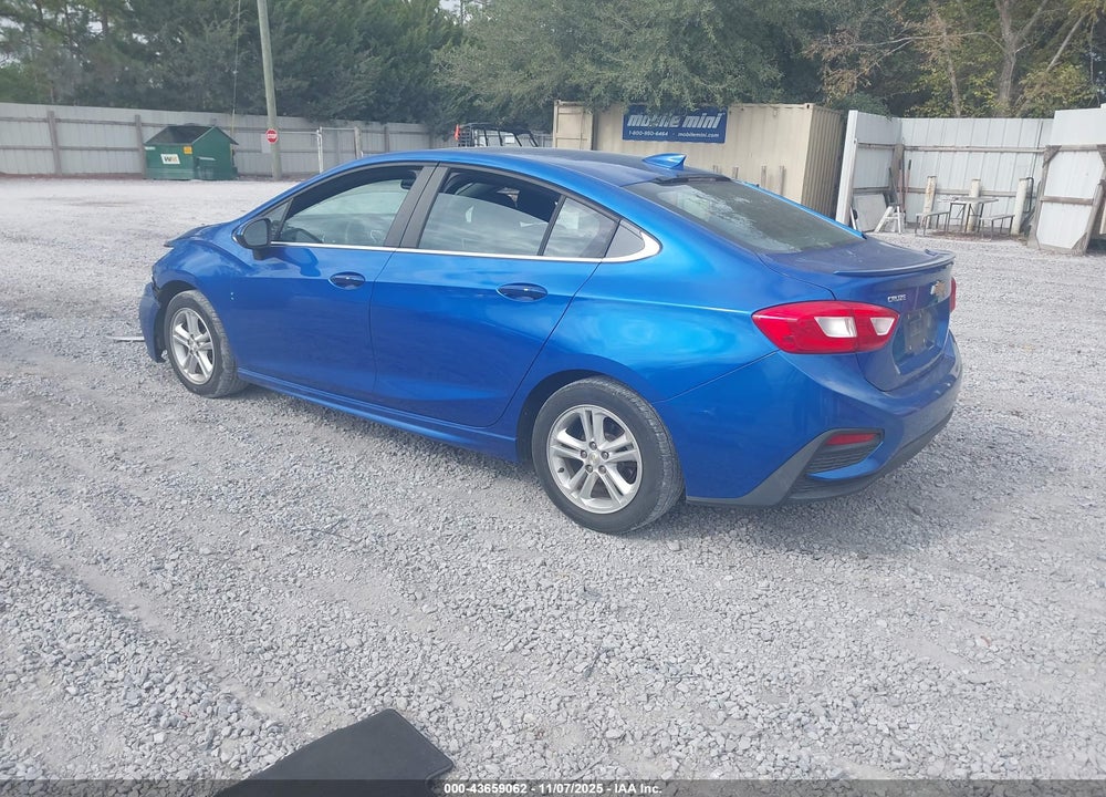 2017 CHEVROLET CRUZE LT AUTO VIN: 1G1BE5SM4H7187634