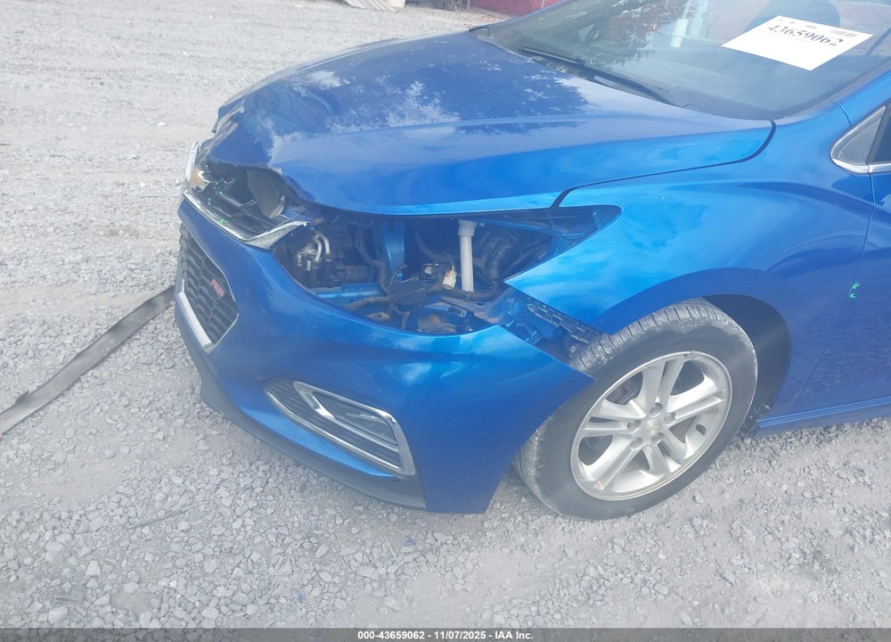2017 CHEVROLET CRUZE LT AUTO VIN: 1G1BE5SM4H7187634