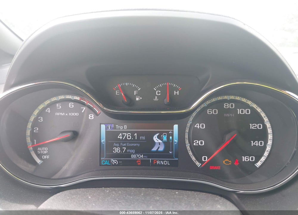 2017 CHEVROLET CRUZE LT AUTO VIN: 1G1BE5SM4H7187634