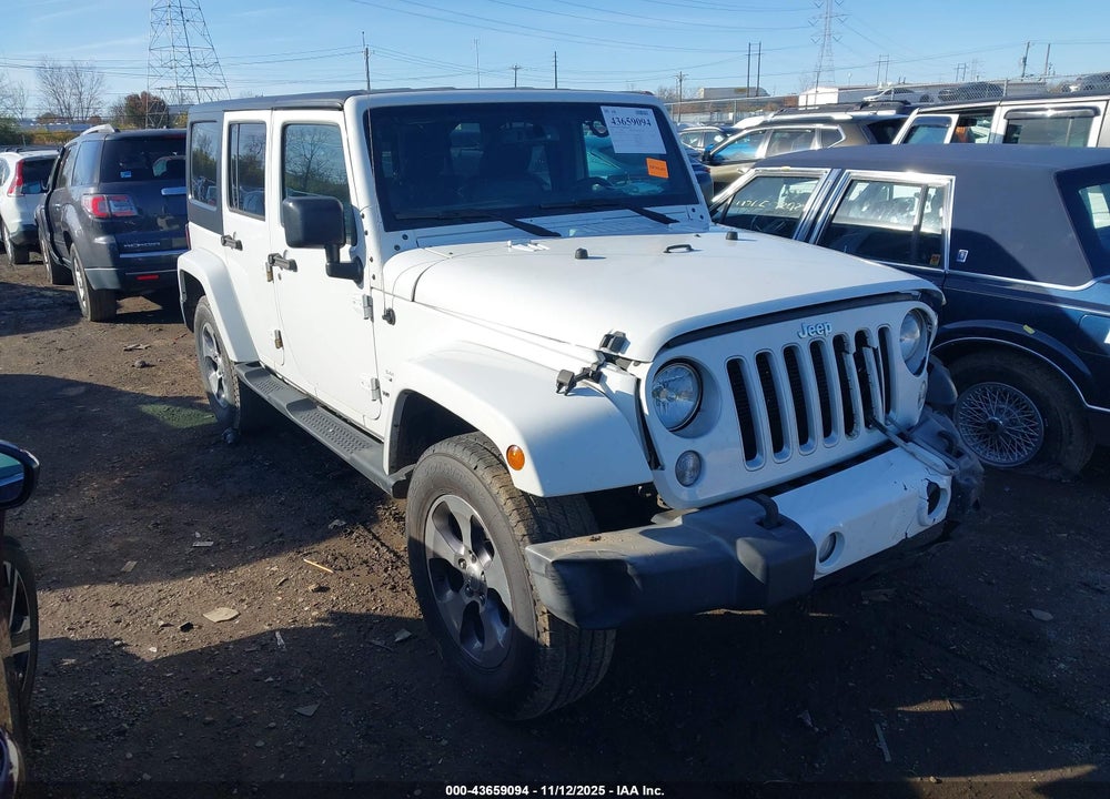 2016 JEEP WRANGLER UNLIMITED SAHARA VIN: 1C4BJWEG4GL200712
