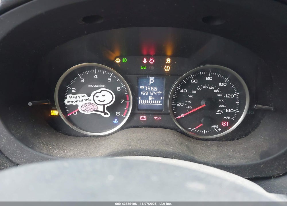2015 SUBARU IMPREZA 2.0I PREMIUM VIN: JF1GJAK6XFH009016