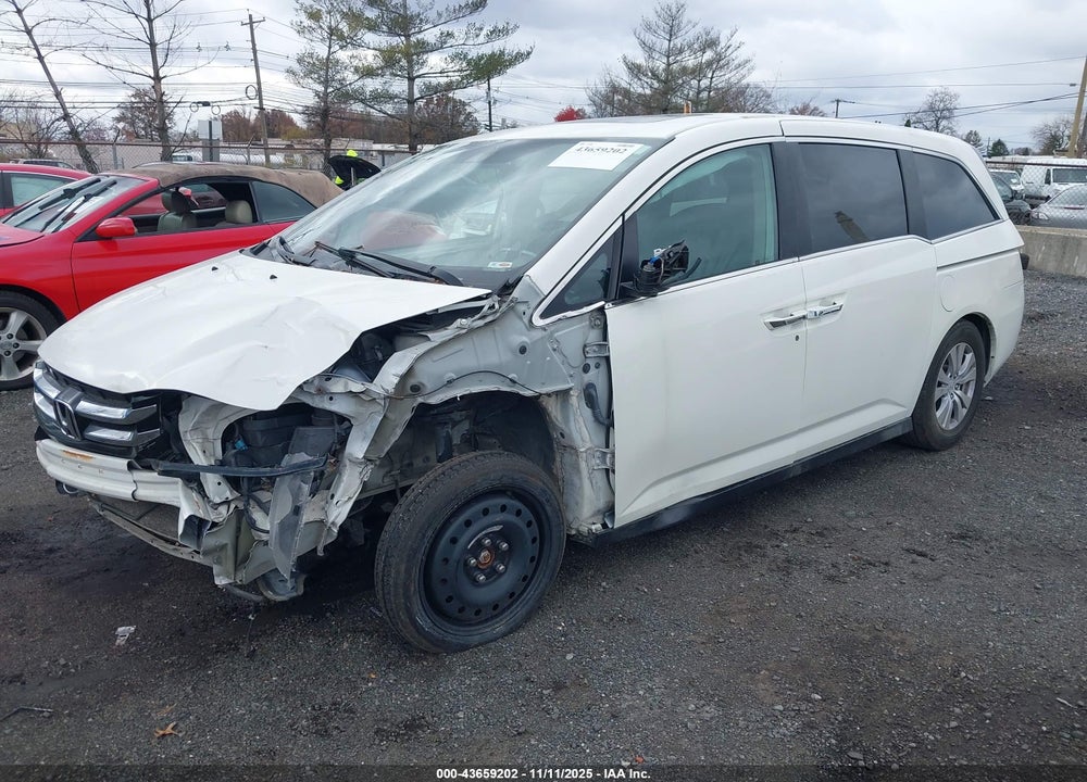 2016 HONDA ODYSSEY EX-L VIN: 5FNRL5H67GB168590
