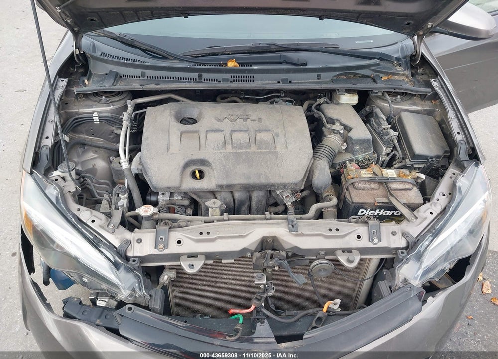 2018 TOYOTA COROLLA LE VIN: 2T1BURHE9JC027822