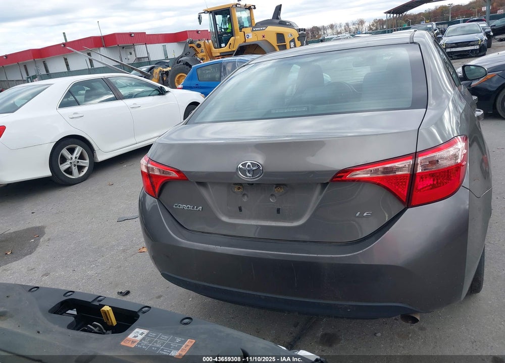 2018 TOYOTA COROLLA LE VIN: 2T1BURHE9JC027822