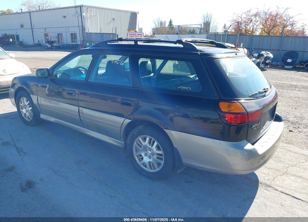 2002 SUBARU OUTBACK H6-3.0 VDC VIN: 4S3BH896827666587