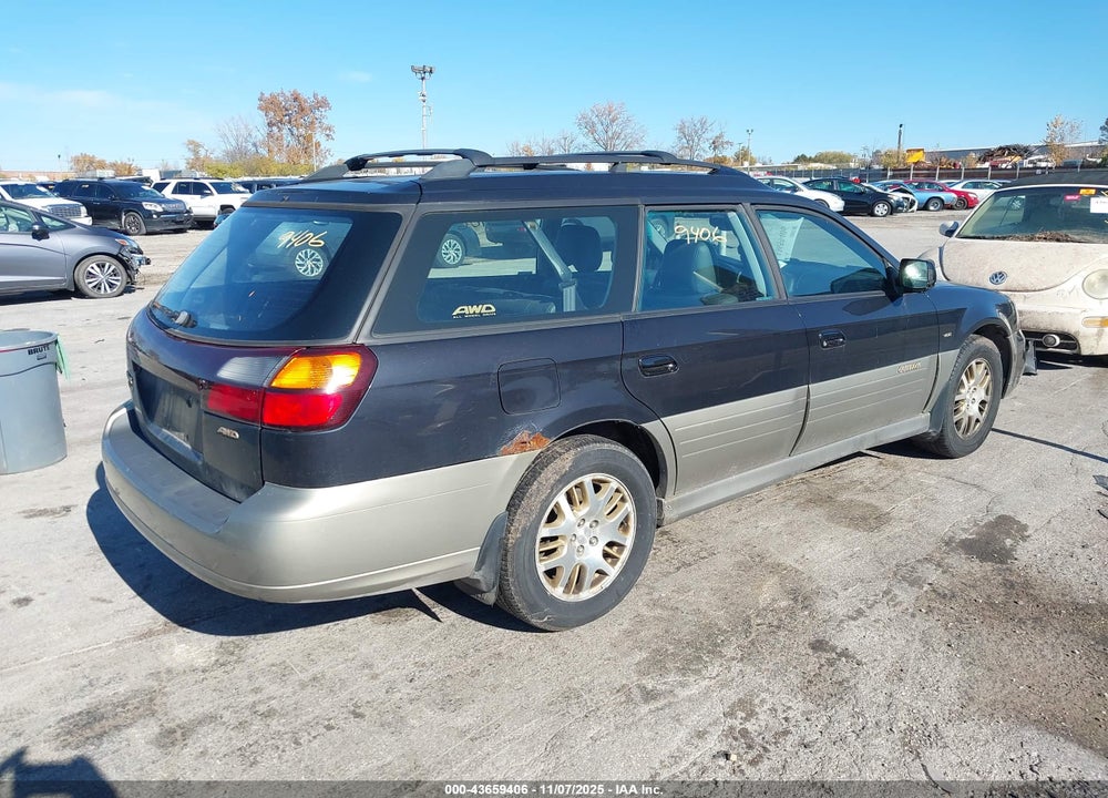 2002 SUBARU OUTBACK H6-3.0 VDC VIN: 4S3BH896827666587