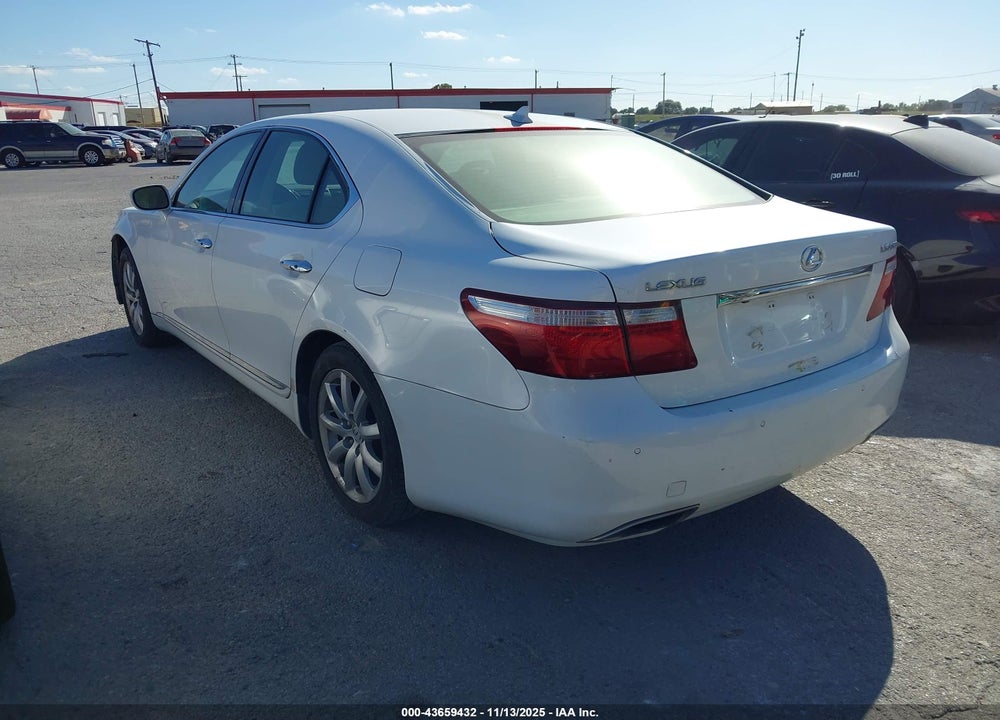 2007 LEXUS LS 460 VIN: JTHBL46F375038871