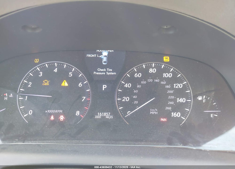 2007 LEXUS LS 460 VIN: JTHBL46F375038871