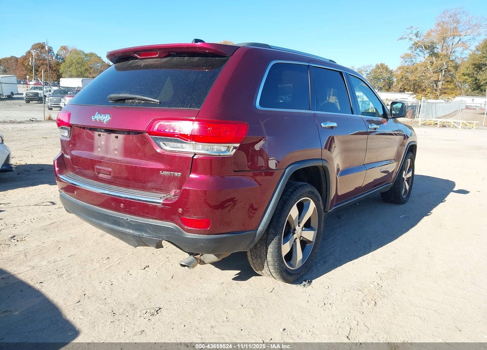 2016 JEEP GRAND CHEROKEE LIMITED VIN: 1C4RJFBG5GC421786