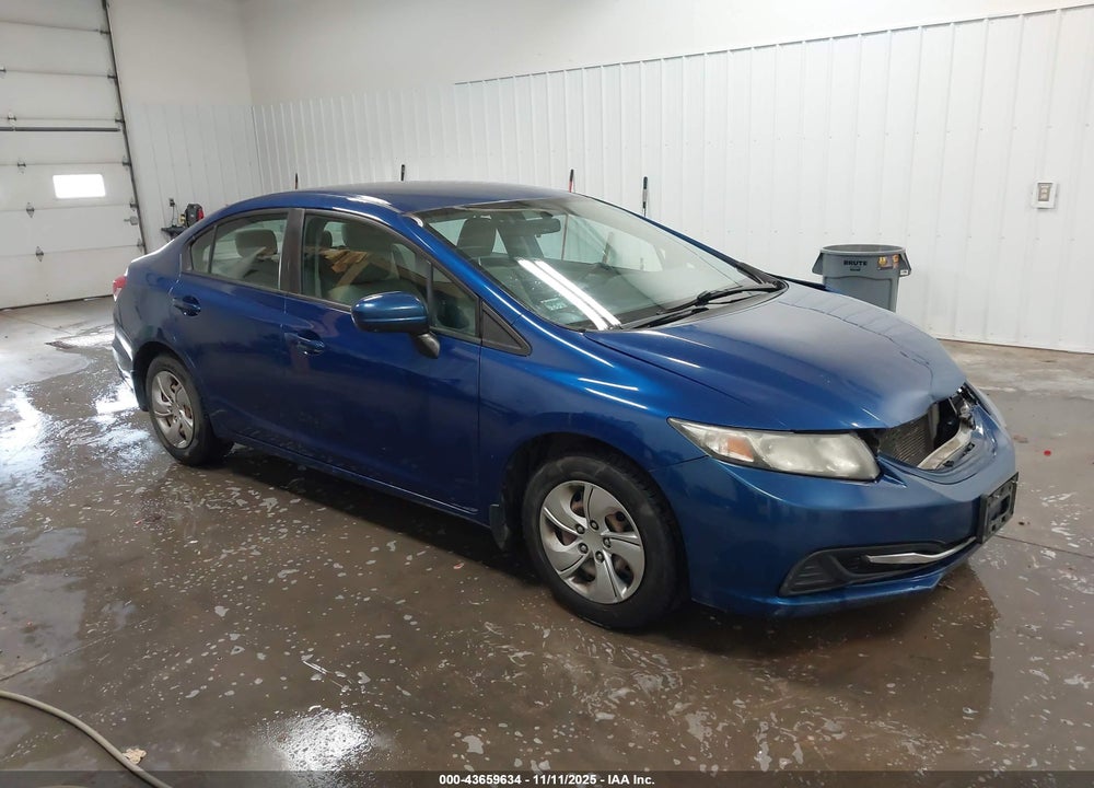 2014 HONDA CIVIC LX VIN: 19XFB2F51EE063819
