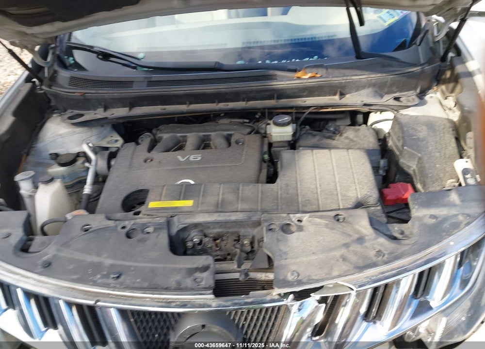 2010 NISSAN MURANO SL VIN: JN8AZ1MW7AW140872
