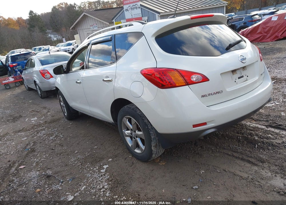 2010 NISSAN MURANO SL VIN: JN8AZ1MW7AW140872